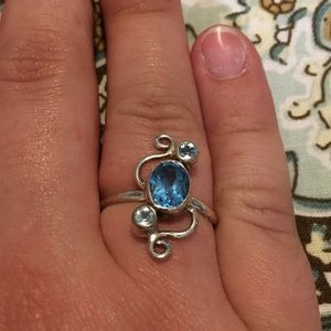 925 sterling Turquoise ring size 8